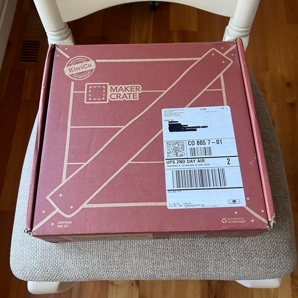 KiwiCo Maker Crate Box